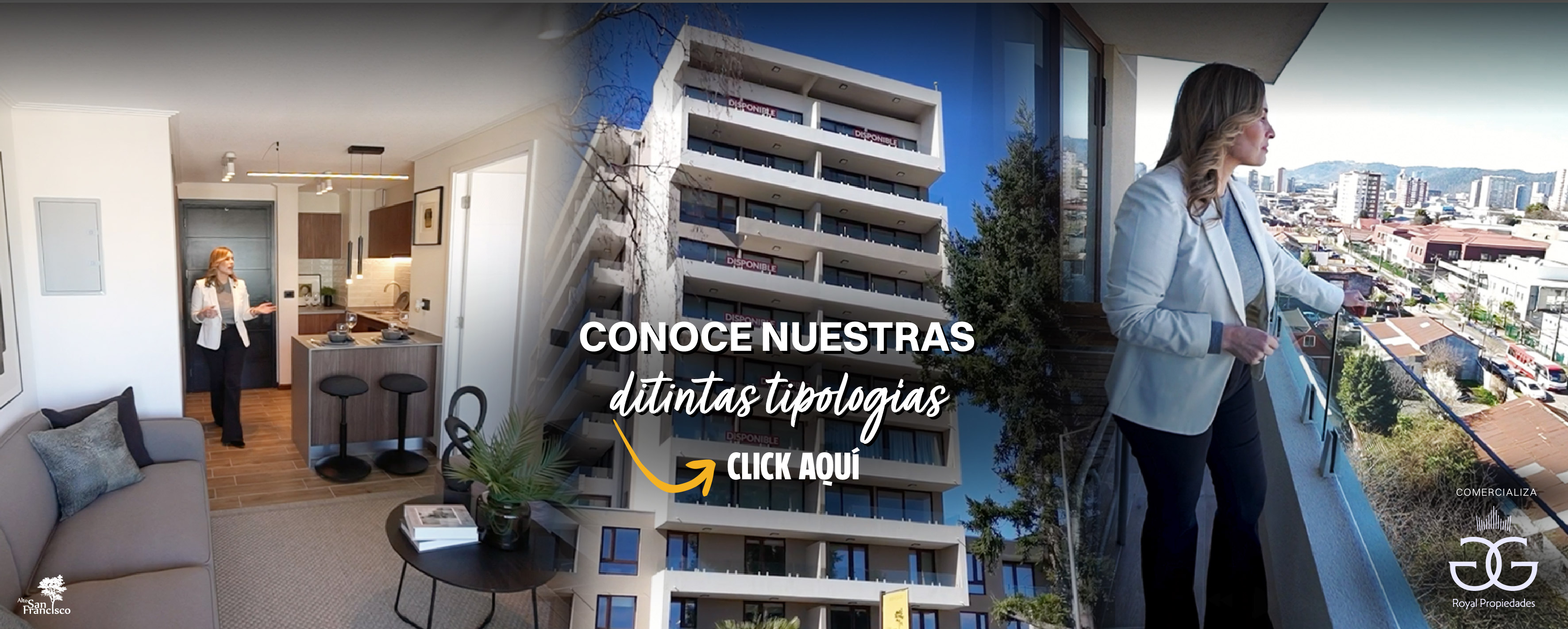 Tipologías en Edificio Alto San Francisco